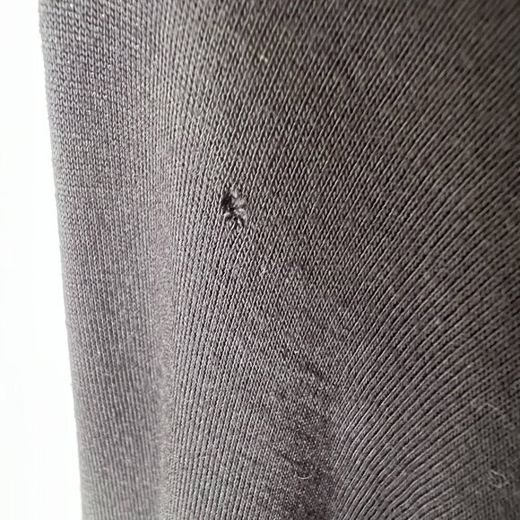 Vince Top Womens Size S/P Black Long Sleeve Silk Blend Minimalist Leisurewear - Picture 9 of 15